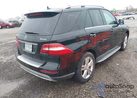 2012 Mercedes-Benz Ml 350 4Matic из США, поврежденный, VIN 4JGDA5HB8CA020461
